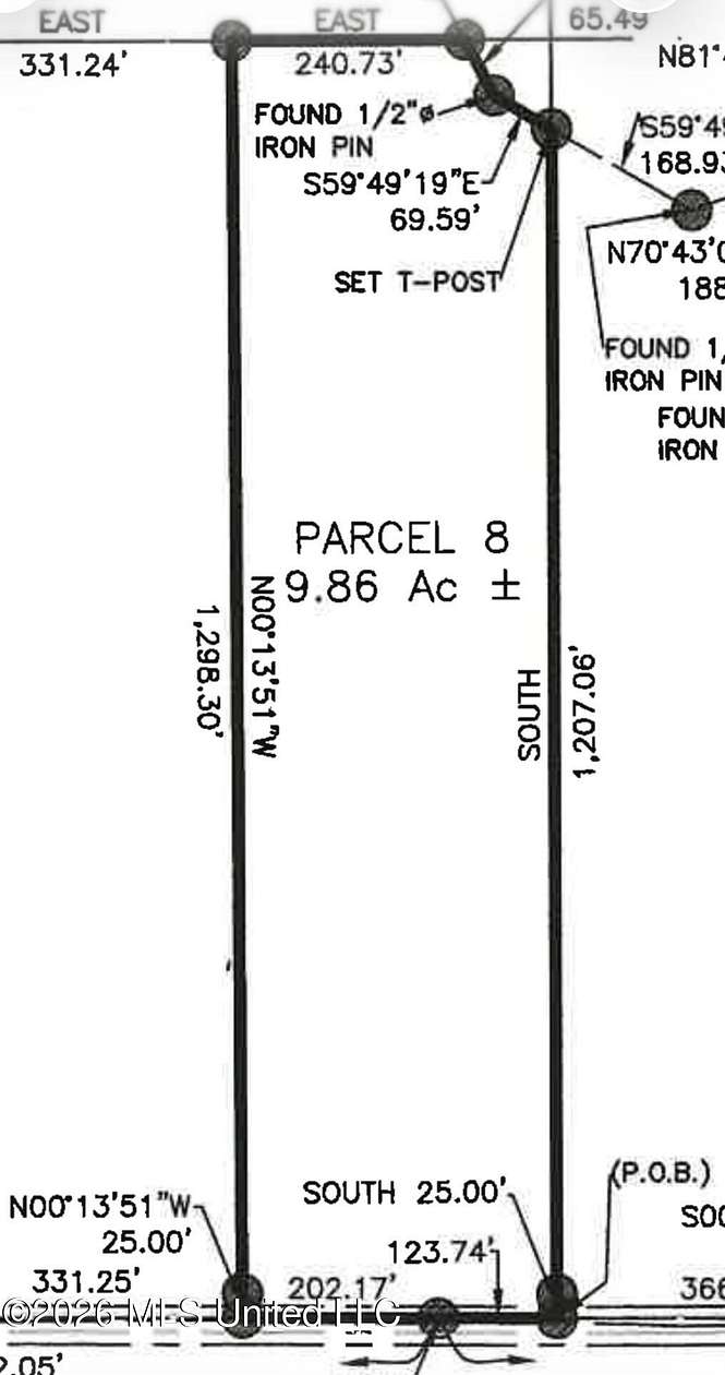 9.86 Acres of Land for Sale in Wiggins, Mississippi