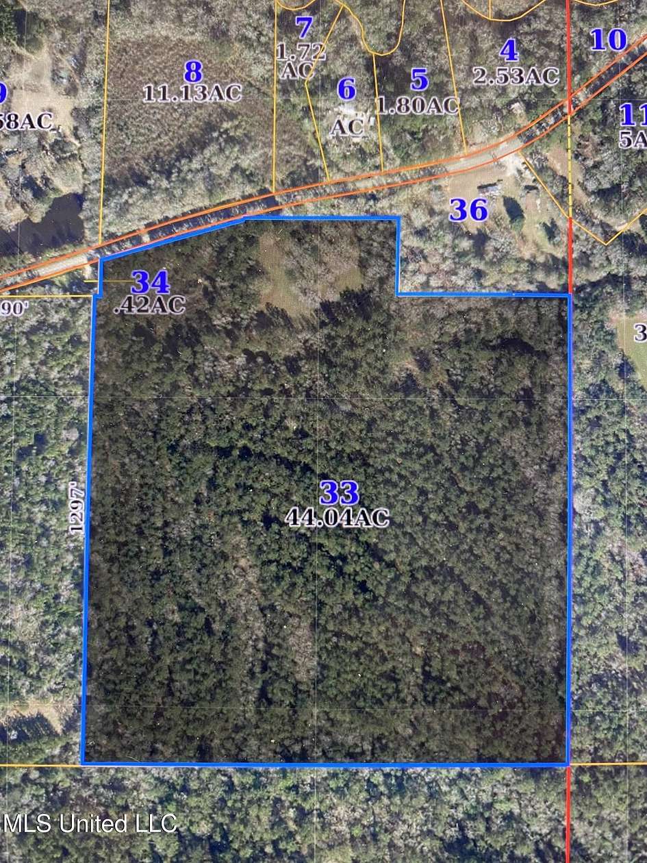 43 Acres of Recreational Land for Sale in Brooklyn, Mississippi