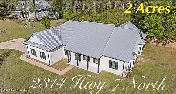 2 Acres of Land with Home for Sale in Holly Springs, Mississippi