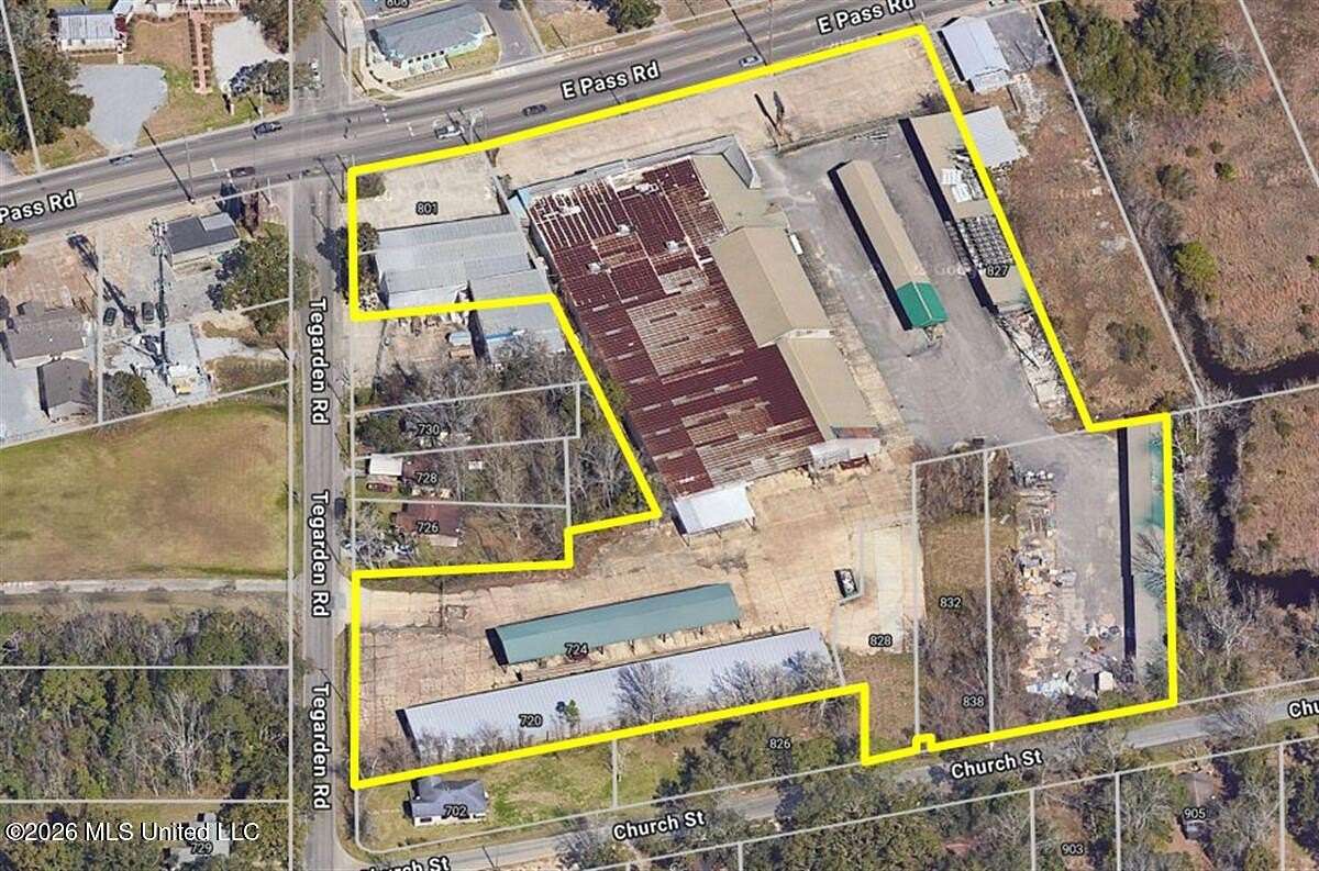 5.86 Acres of Improved Commercial Land for Sale in Gulfport, Mississippi