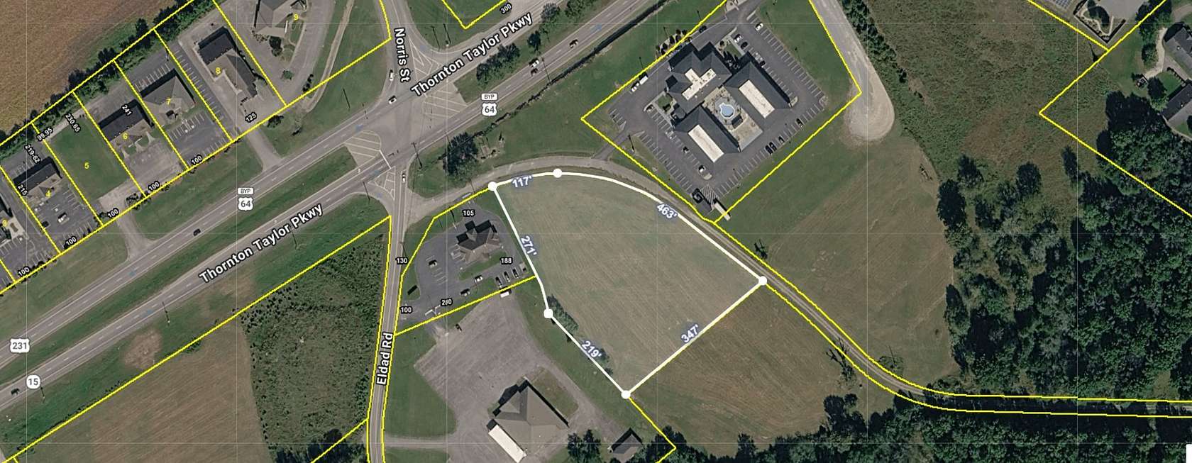 2.25 Acres of Commercial Land for Sale in Fayetteville, Tennessee