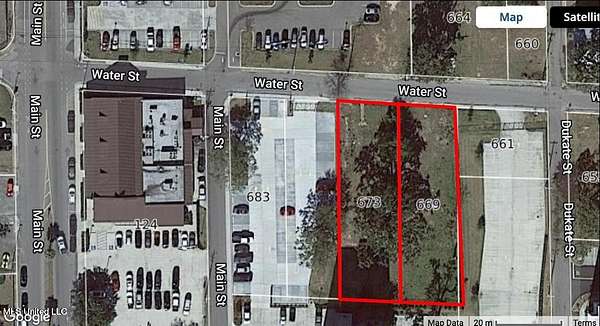 0.55 Acres of Commercial Land for Sale in Biloxi, Mississippi