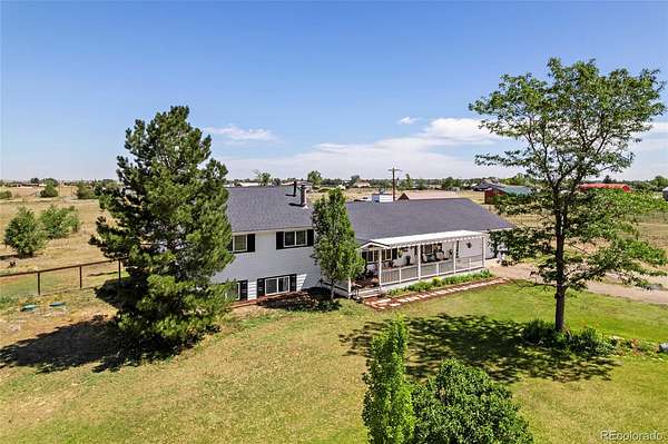5 Acres of Land with Home for Sale in Strasburg, Colorado