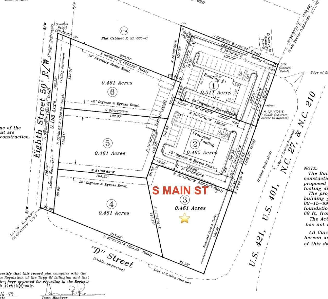 0.46 Acres of Commercial Land for Sale in Lillington, North Carolina