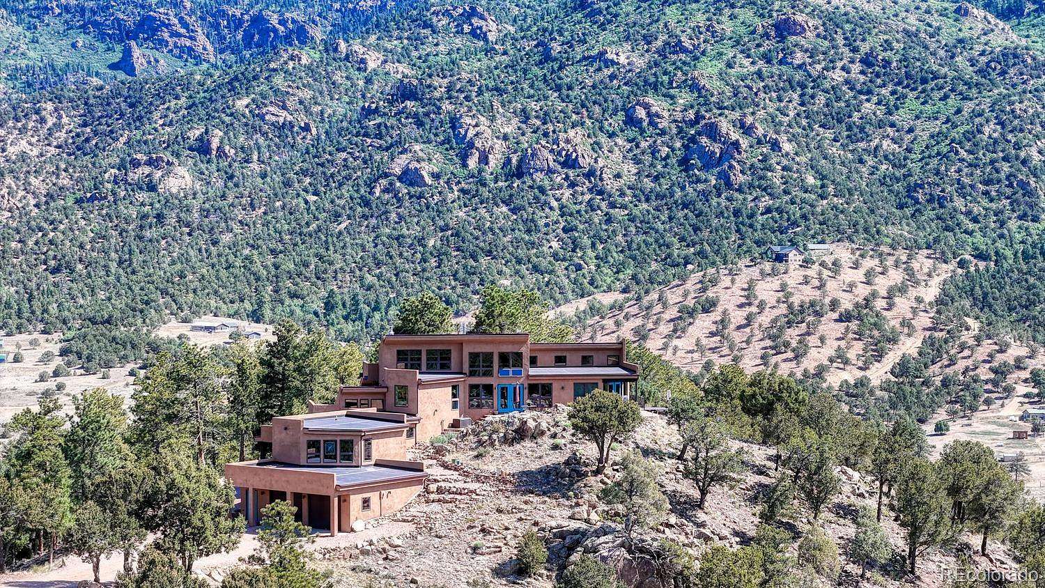 35.1 Acres of Recreational Land with Home for Sale in Cañon City, Colorado