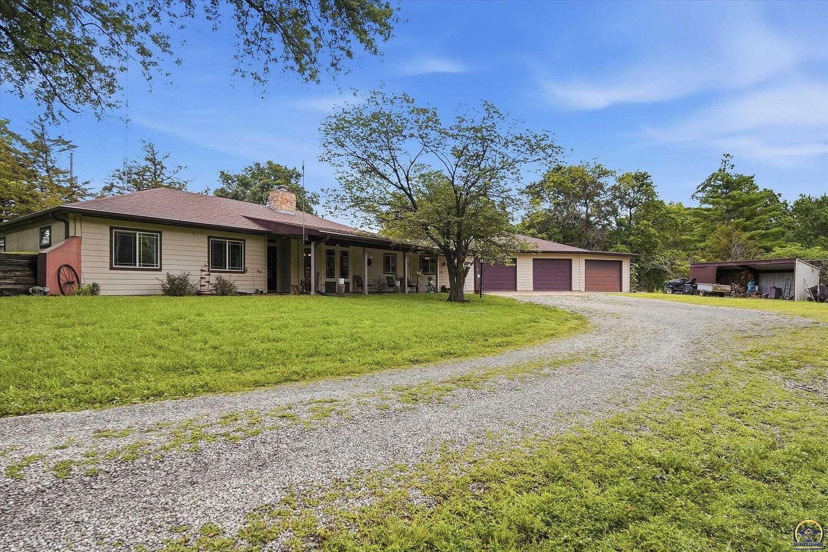 5.83 Acres of Land with Home for Sale in Topeka, Kansas