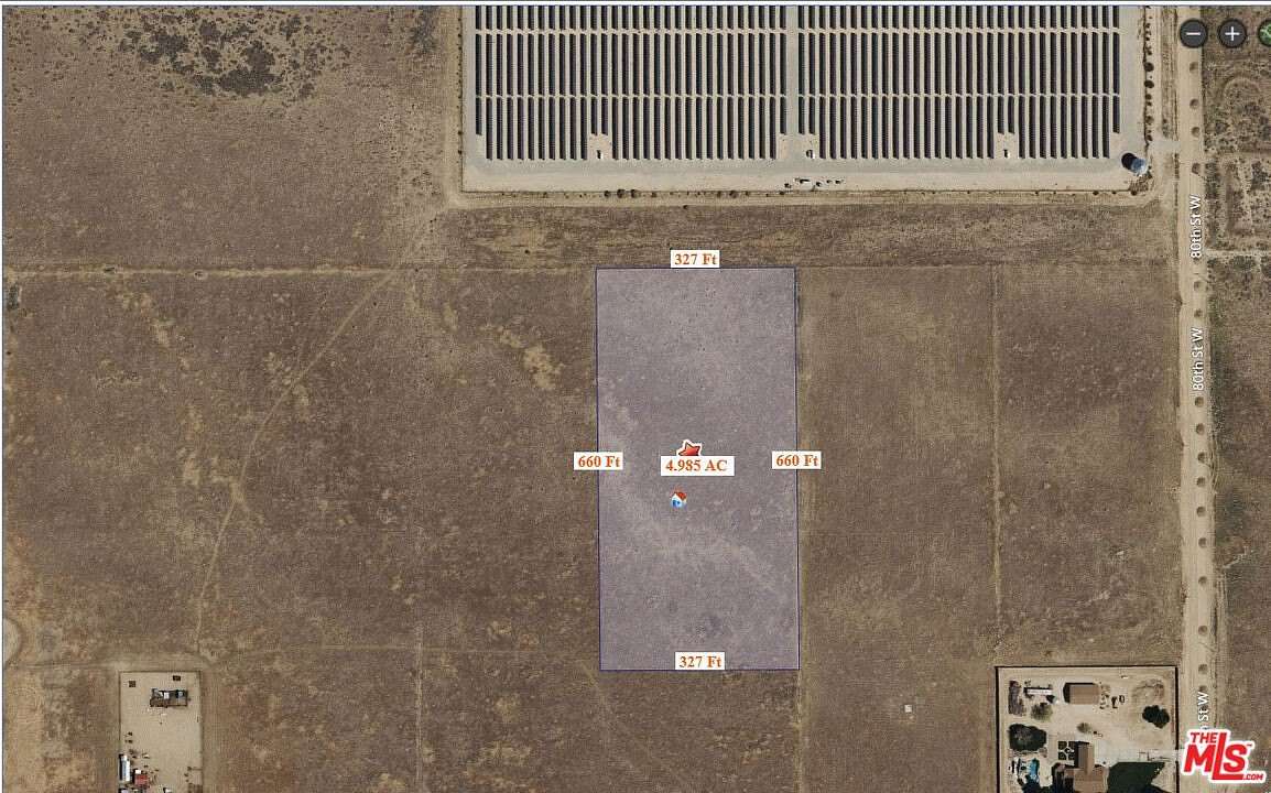 5 Acres of Residential Land for Sale in Lancaster, California