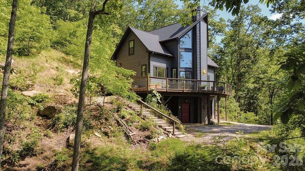 3.67 Acres of Land with Home for Sale in Fairview, North Carolina