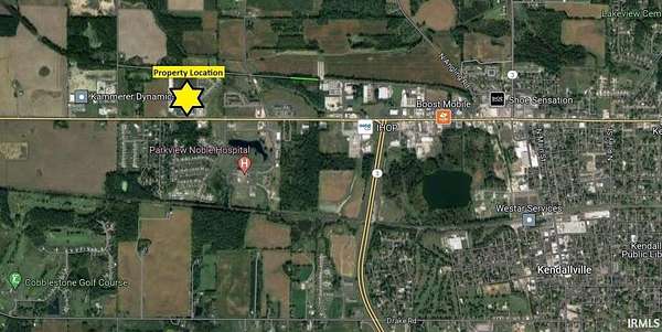 12.1 Acres of Commercial Land for Sale in Kendallville, Indiana