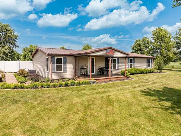 2.38 Acres of Land with Home for Sale in Gaston, Indiana
