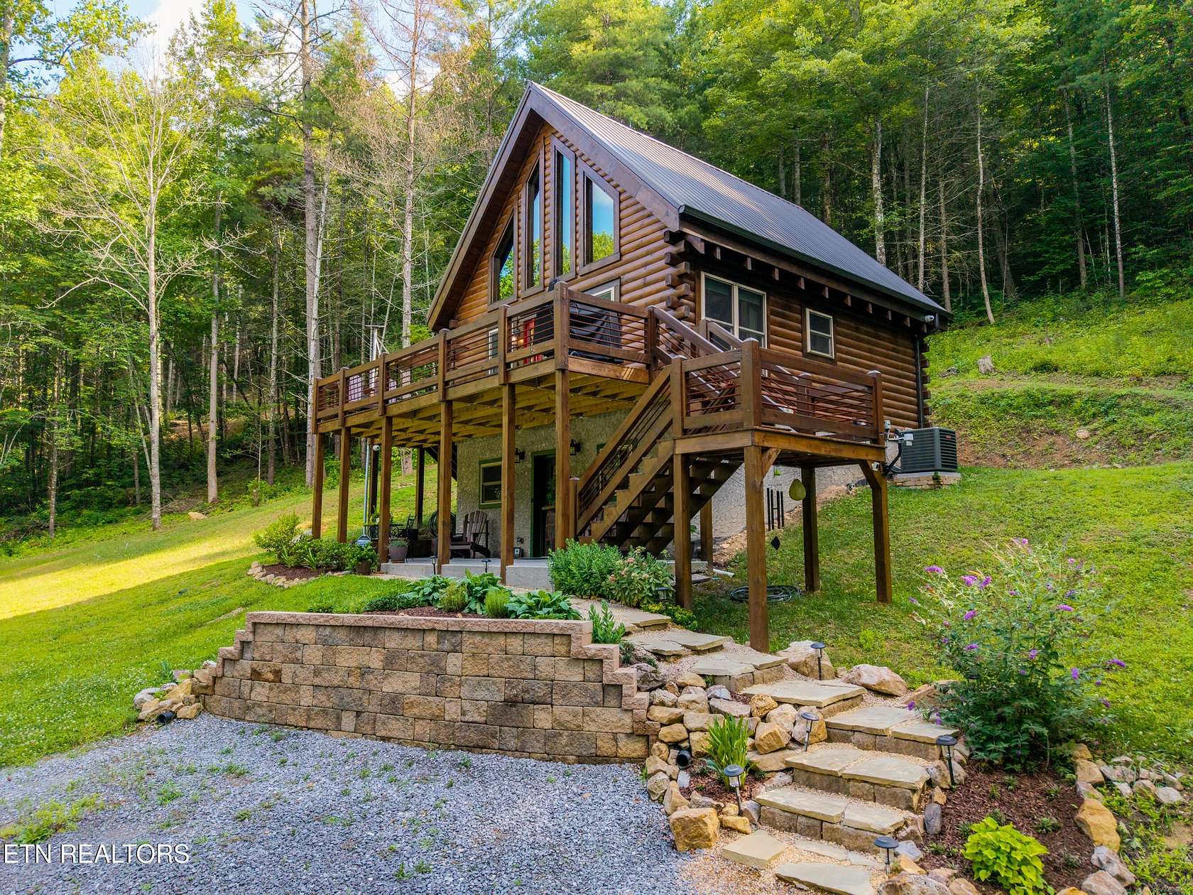 6.77 Acres of Land with Home for Sale in Sevierville, Tennessee