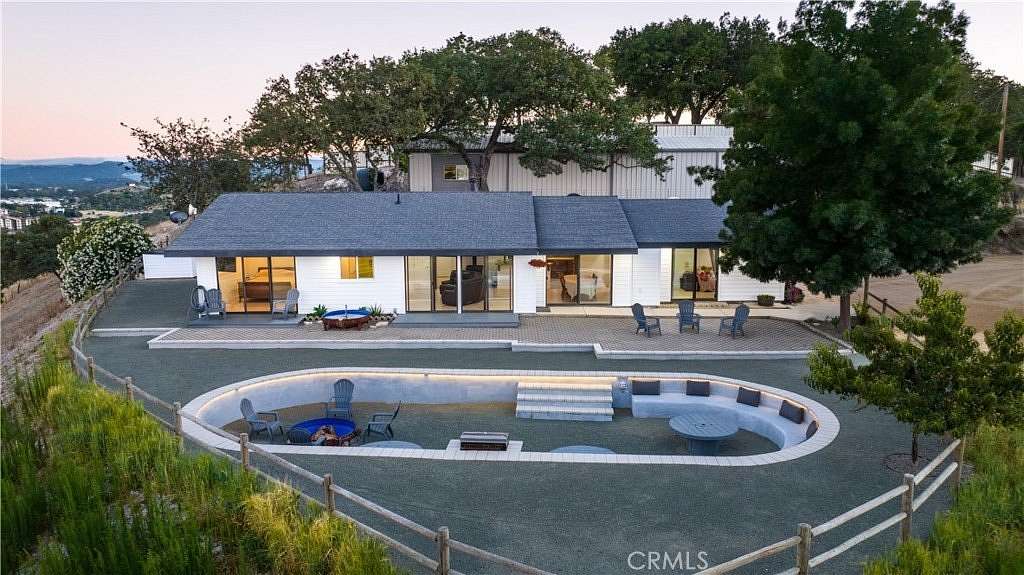 7.66 Acres of Land with Home for Sale in Paso Robles, California