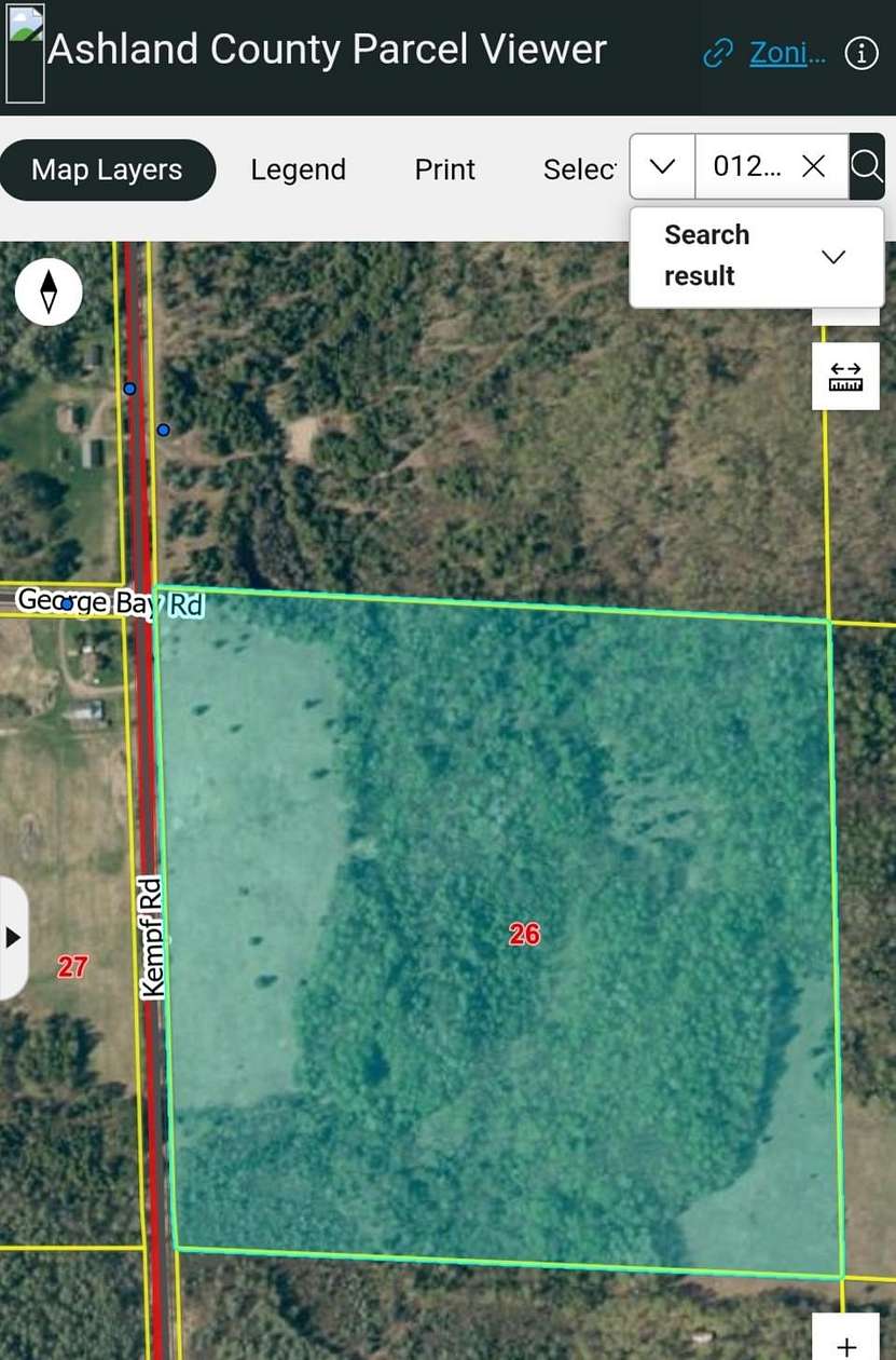 40 Acres of Land for Sale in Glidden, Wisconsin
