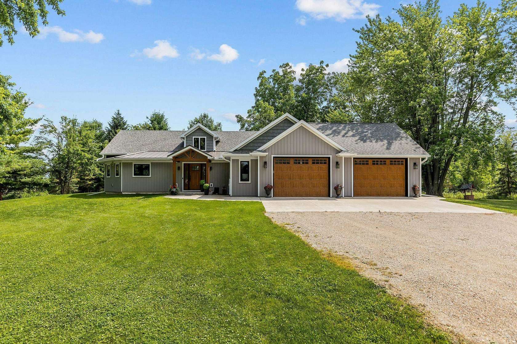 15.7 Acres of Land with Home for Sale in Larsen, Wisconsin