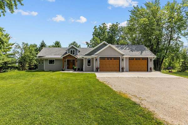 15.7 Acres of Land with Home for Sale in Larsen, Wisconsin