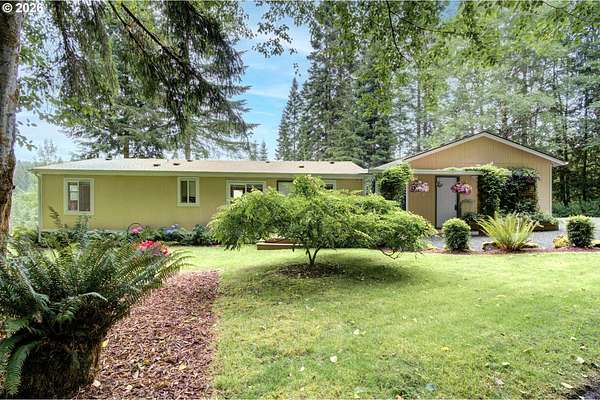 5 Acres of Land with Home for Sale in Longview, Washington