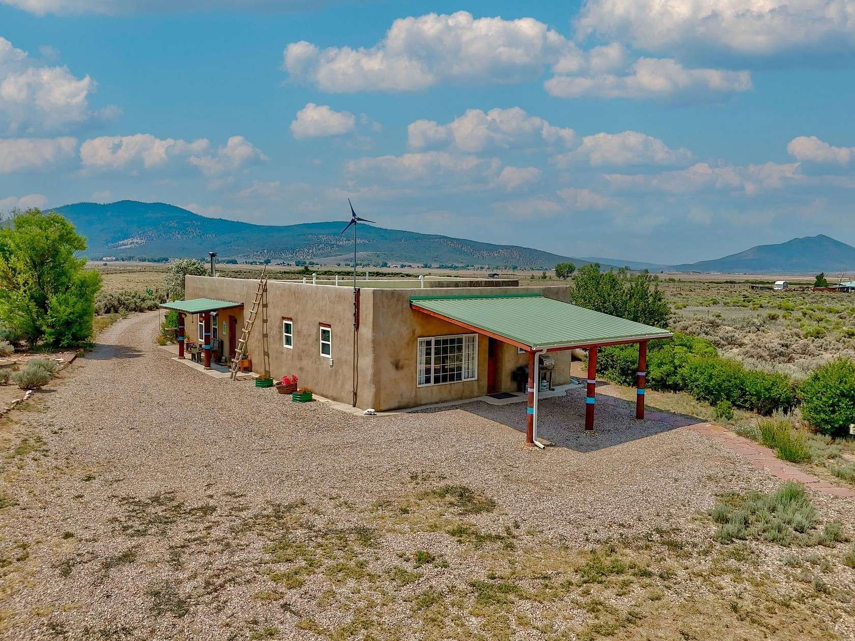 9.77 Acres of Land with Home for Sale in Cerro, New Mexico