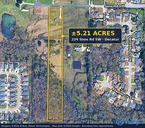 5.2 Acres of Improved Land for Sale in Decatur, Alabama
