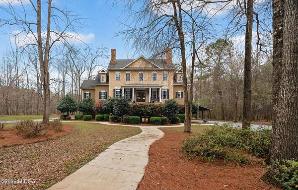 13.4 Acres of Recreational Land with Home for Sale in Forsyth, Georgia