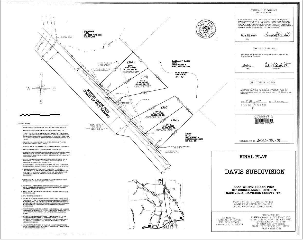 0.49 Acres of Residential Land for Sale in Nashville, Tennessee