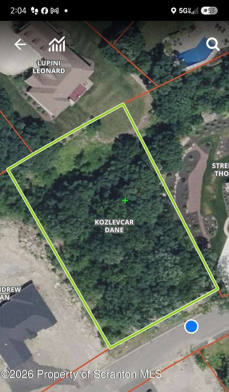 0.84 Acres of Residential Land for Sale in Archbald, Pennsylvania