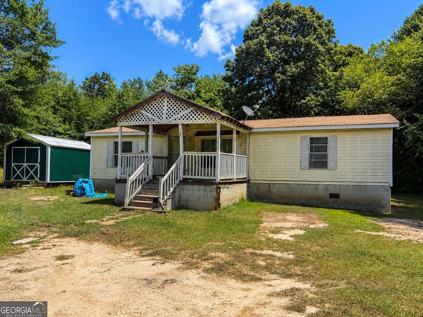 3 Acres of Land with Home for Sale in Martin, Georgia