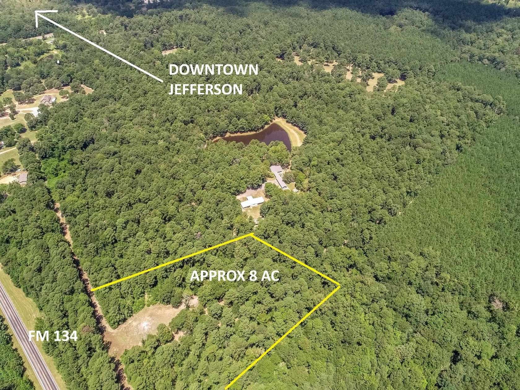 8 Acres of Residential Land for Sale in Jefferson, Texas