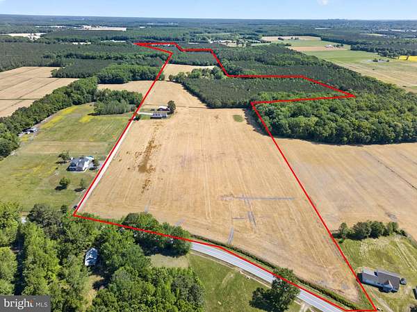 75.4 Acres of Land with Home for Sale in Berlin, Maryland