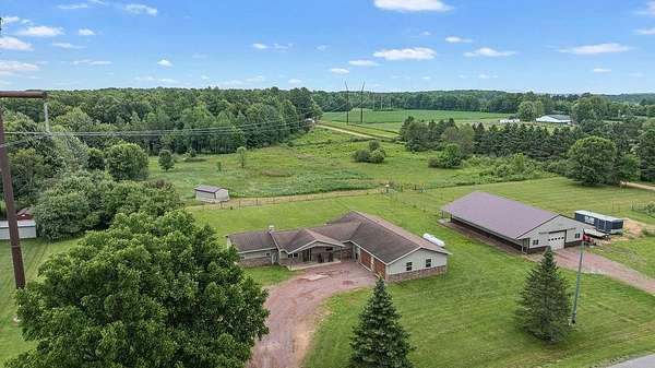 5.54 Acres of Land with Home for Sale in Marshfield, Wisconsin