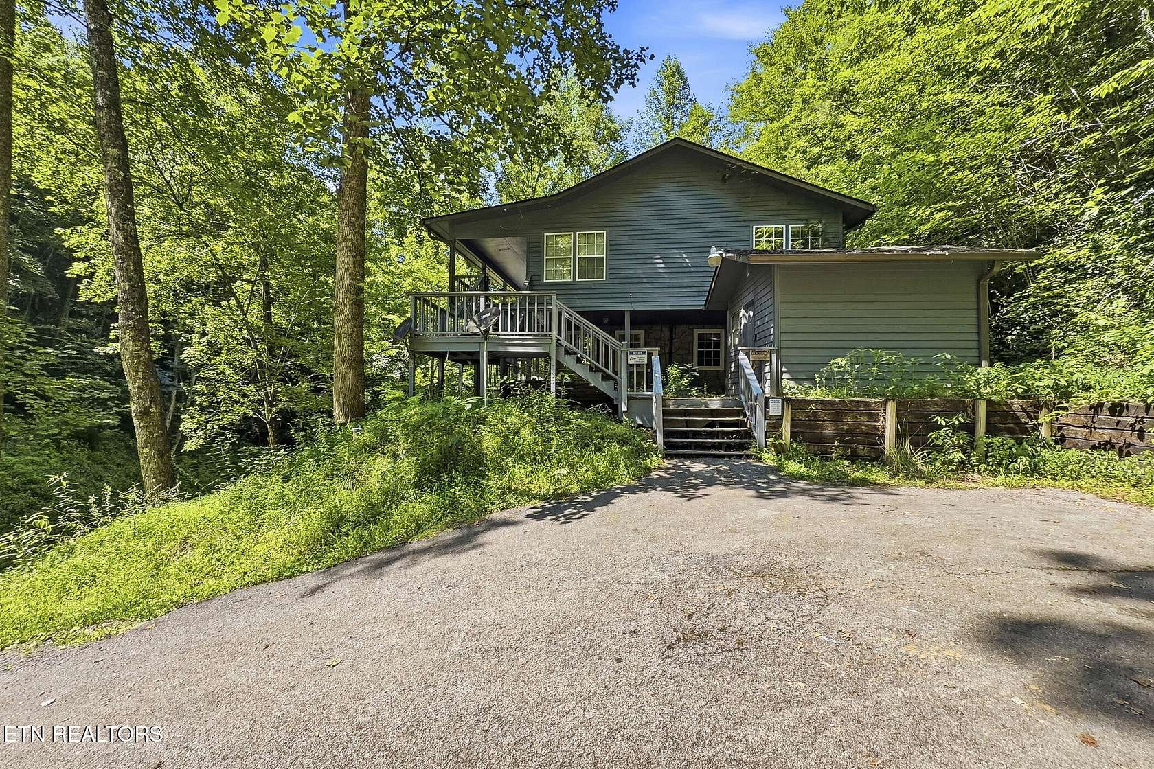 5.35 Acres of Land with Home for Sale in Sevierville, Tennessee