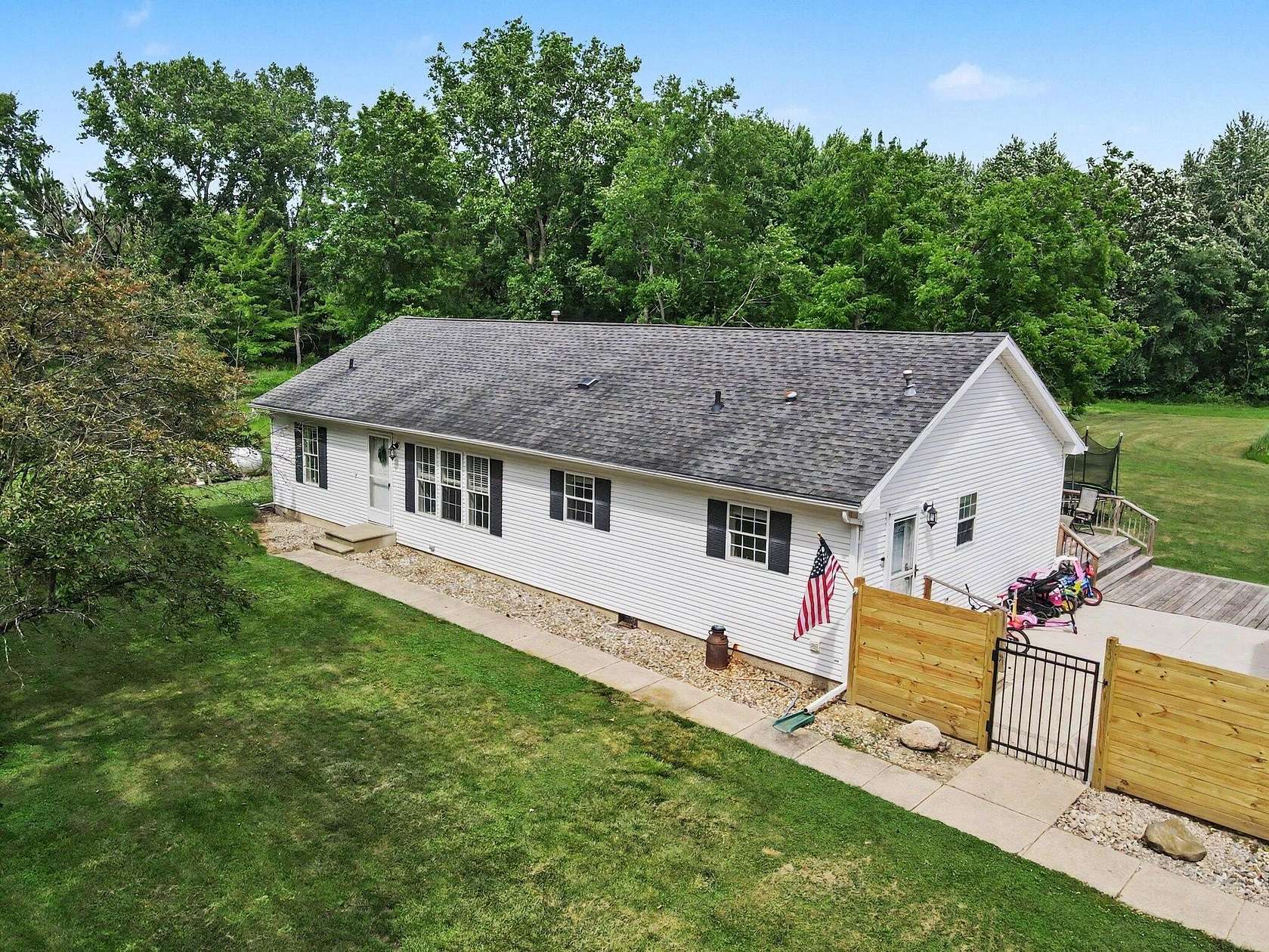 17.8 Acres of Recreational Land with Home for Sale in Three Rivers, Michigan