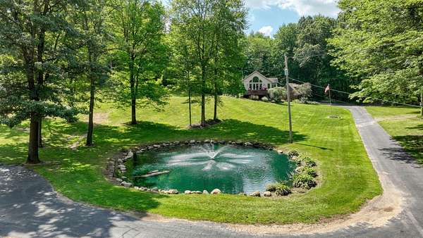 9.52 Acres of Land with Home for Sale in Horton, Michigan