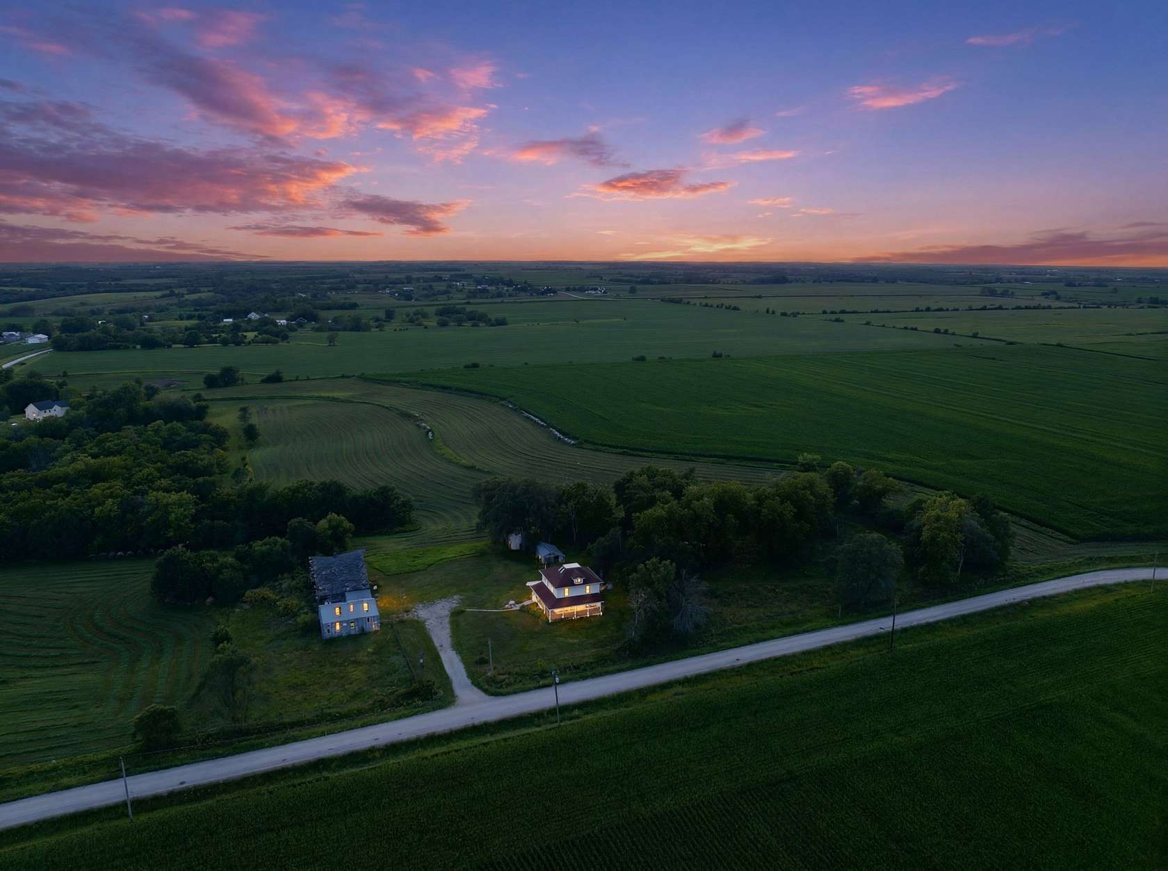 3.79 Acres of Land with Home for Sale in Earlham, Iowa
