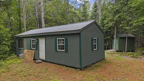 10.6 Acres of Recreational Land with Home for Sale in Medford, Maine