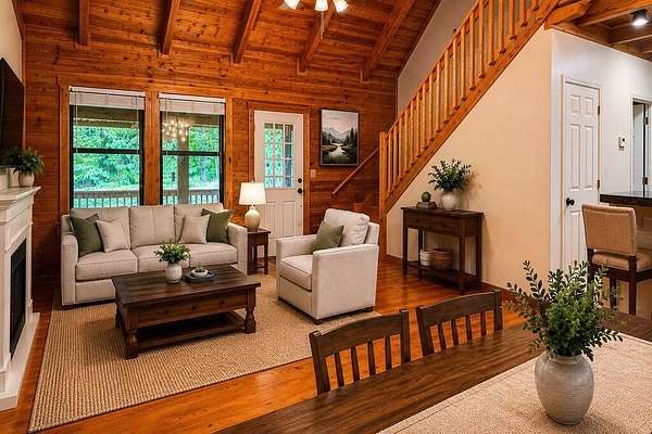 5 Acres of Land with Home for Sale in Ellijay, Georgia