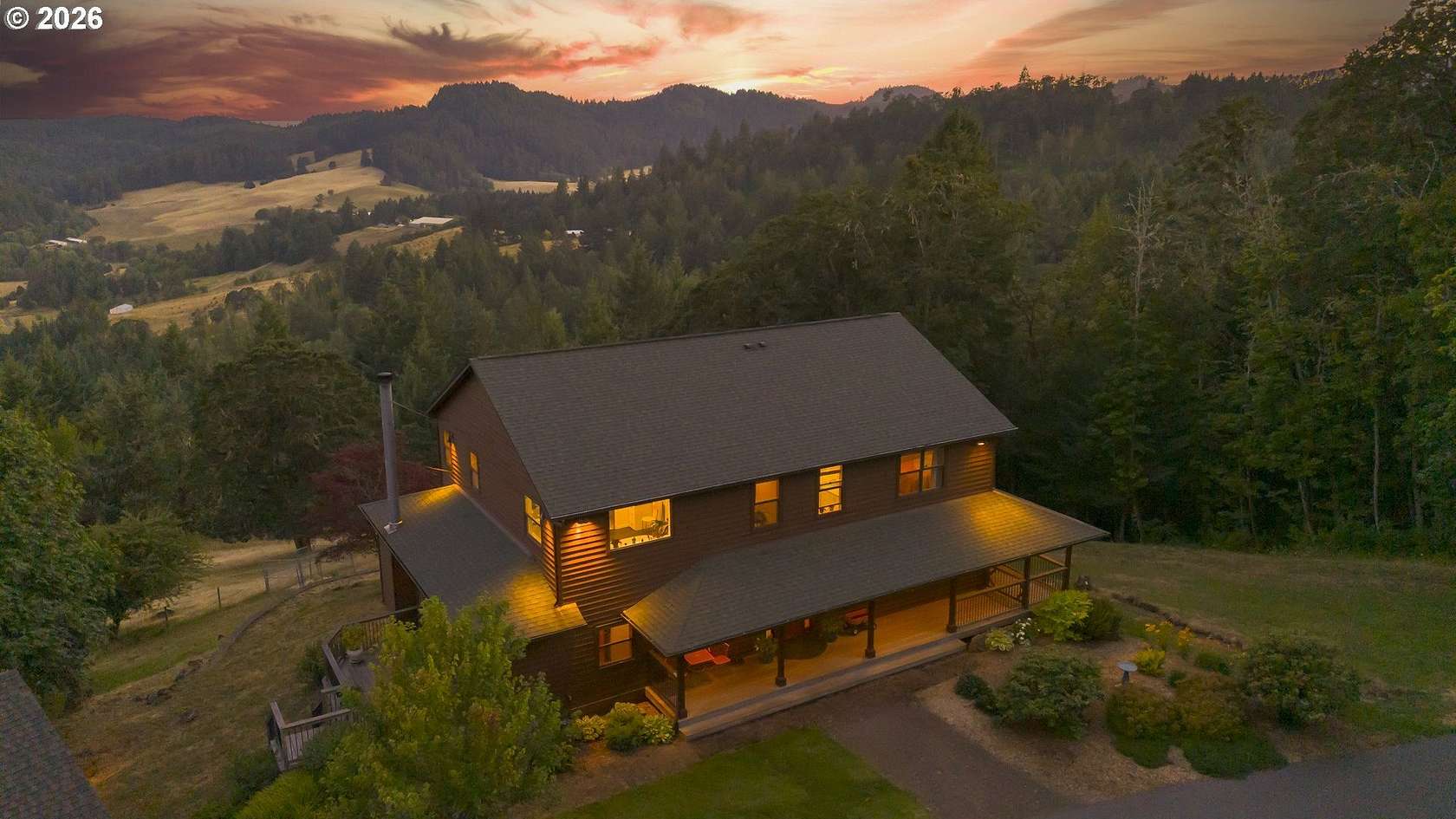 40 Acres of Land with Home for Sale in McMinnville, Oregon