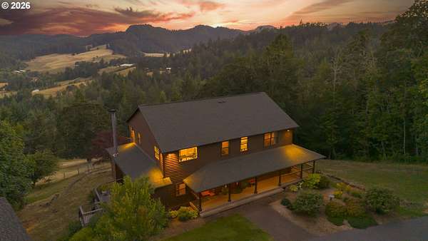 40 Acres of Land with Home for Sale in McMinnville, Oregon