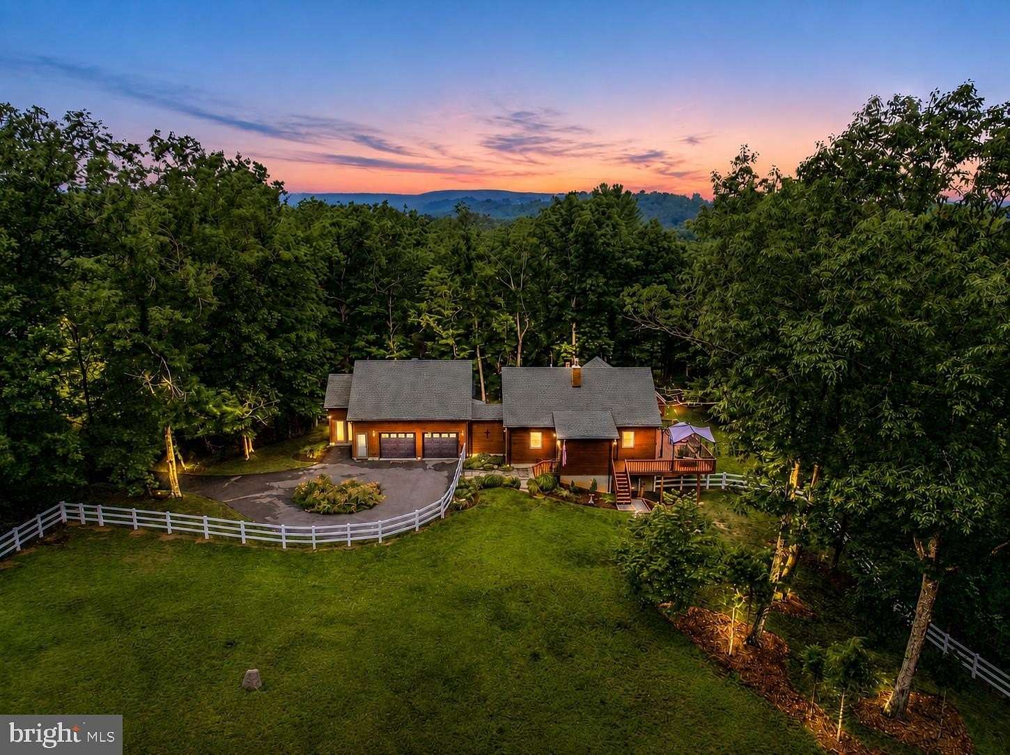 6.55 Acres of Land with Home for Sale in Berkeley Springs, West Virginia
