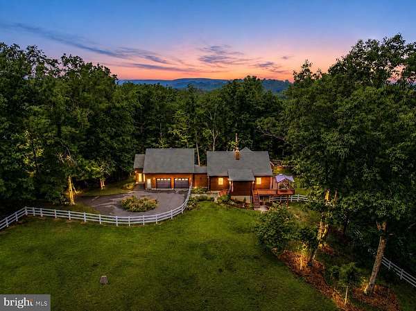 6.55 Acres of Land with Home for Sale in Berkeley Springs, West Virginia