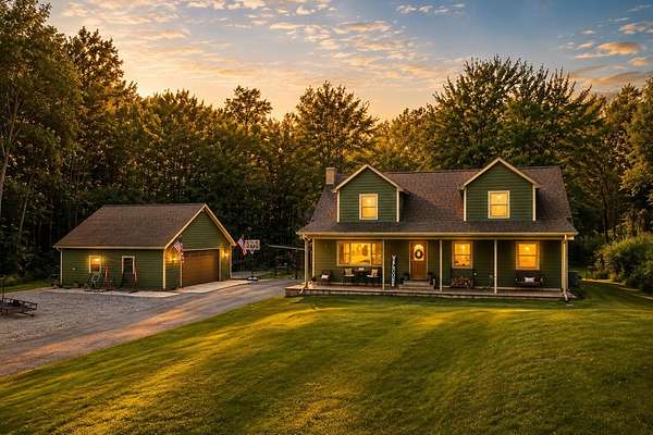 3 Acres of Land with Home for Sale in Michigan City, Indiana