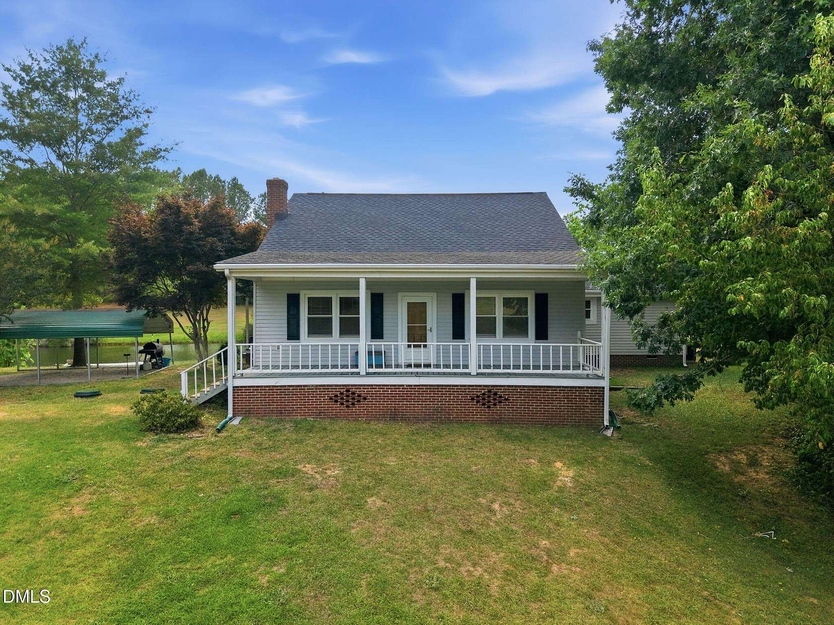 5 Acres of Land with Home for Lease in Lillington, North Carolina