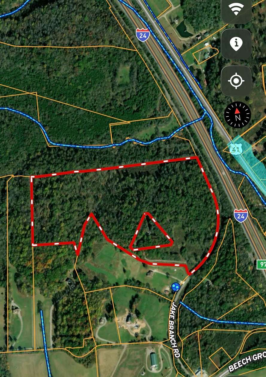 51 Acres of Recreational & Residential Land for Sale in Bell Buckle, Tennessee
