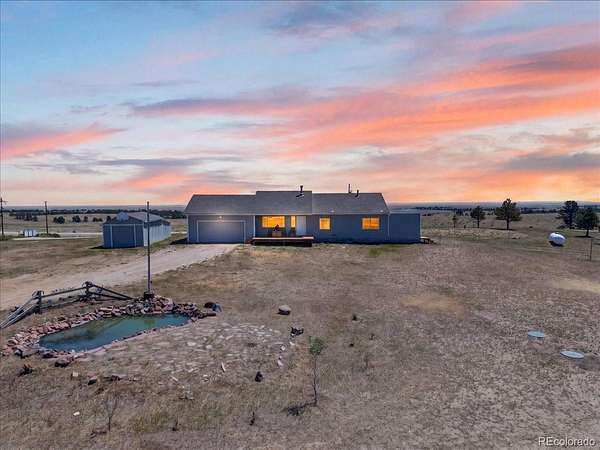 5 Acres of Land with Home for Sale in Deer Trail, Colorado