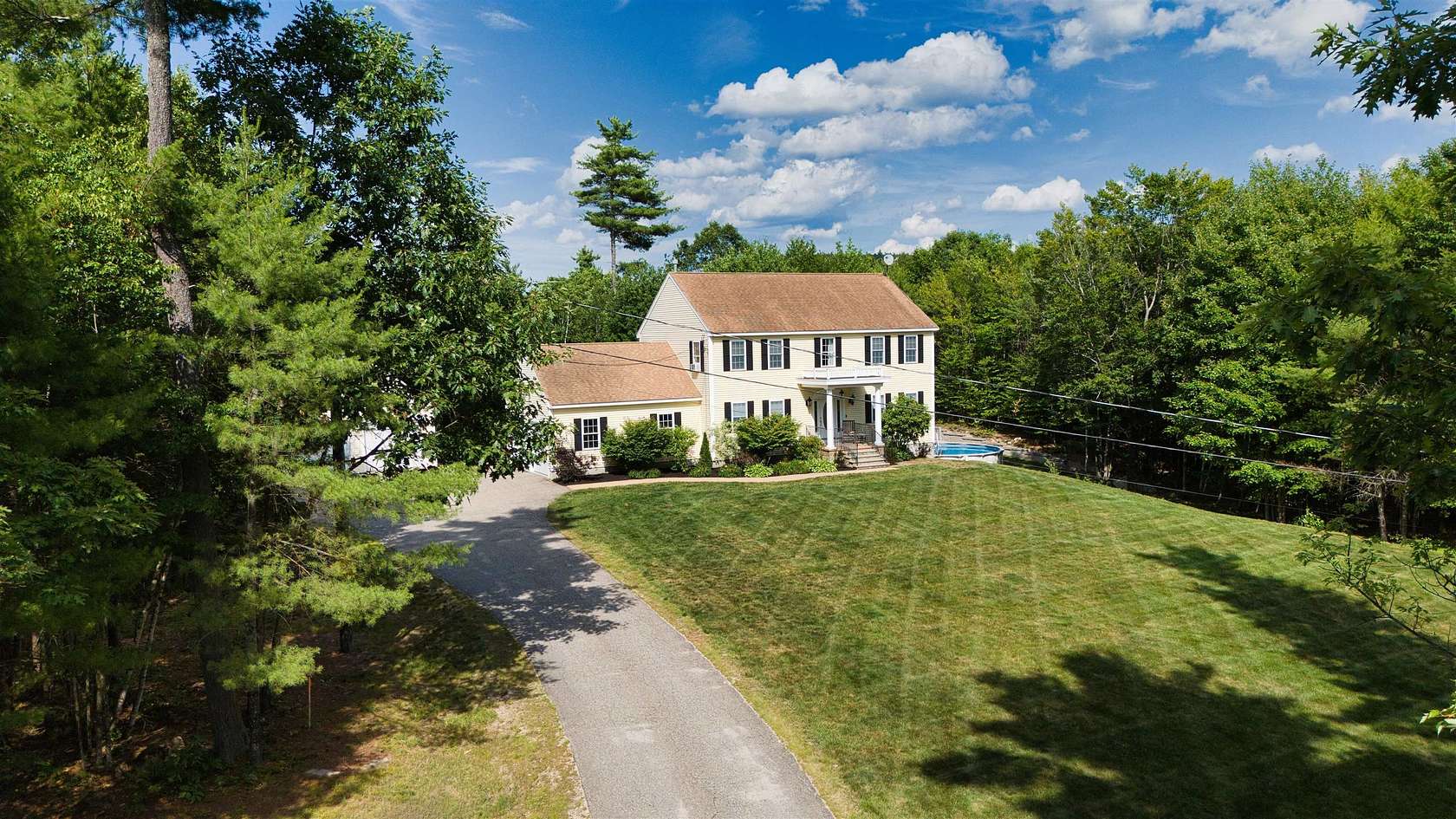 8.56 Acres of Land with Home for Sale in New Durham, New Hampshire