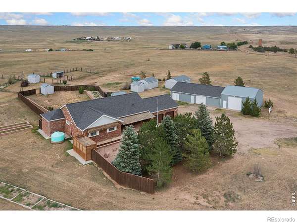 35 Acres of Agricultural Land with Home for Sale in Carr, Colorado