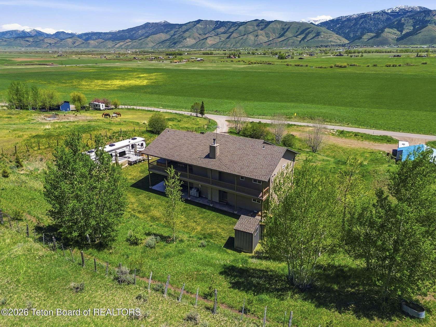 4.5 Acres of Land with Home for Sale in Afton, Wyoming