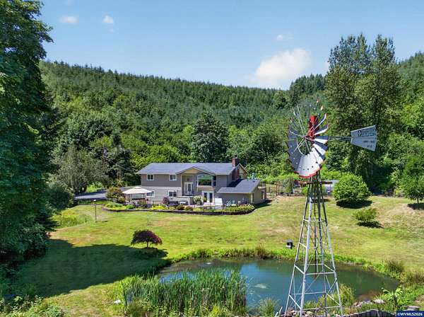 6.5 Acres of Land with Home for Sale in Lebanon, Oregon