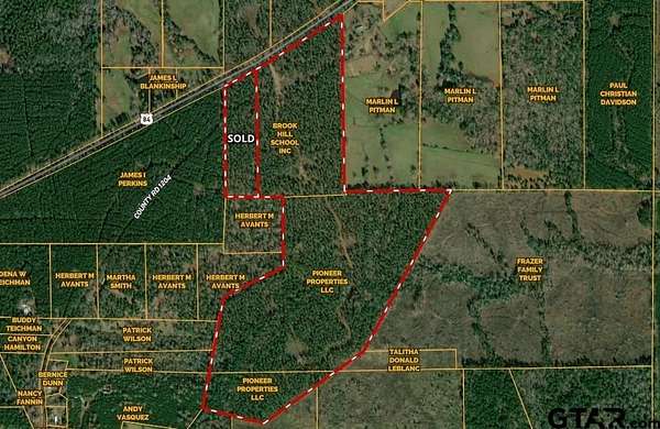 116 Acres of Recreational & Residential Land for Sale in Rusk, Texas