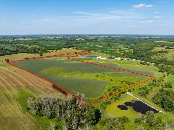 21.4 Acres of Land for Sale in New Virginia, Iowa