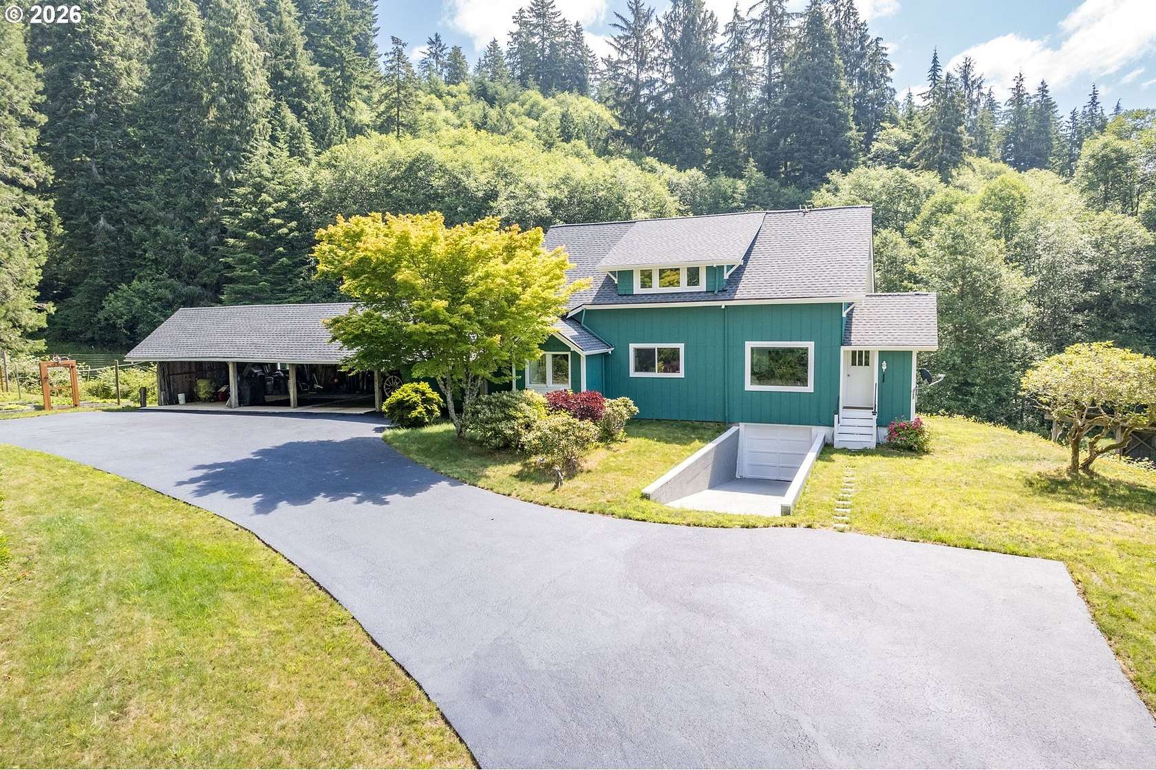 28.3 Acres of Land with Home for Sale in Naselle, Washington